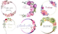 make fresh and modern flower logo for your business