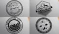 do unique rustic stamp badge logo