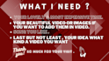 make and edit a perfect music lyrics animation video for you