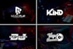 do dj music logo, band, studio record, singer, producer artist edm design