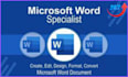 microsoft word document design, edit and format