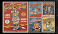 design vintage and retro poster, flyer, sticker, and banner