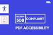remediate and accessible PDF document under section 508 complaince wcag 2