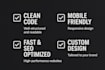 build a custom coded responsive website with HTML, CSS, js