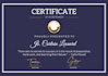 create certificate design, custom diploma, award certificate