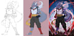 draw you a monster art illustration