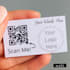 create a business card with qr code