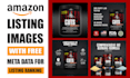 design amazon product listing images with SEO