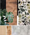 create architectural collages, mood board and material board