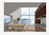 hand render interior design architectural sketch