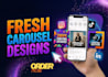 create quality carousels for telegram, insta, twitter x, tumblr