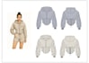 design clothing technical flat sketch, and tech pack design