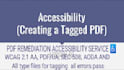 check document accessibility PDF remediation wcag tagging
