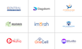 design tech startup company logo with brand style guide