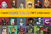 create a pixel art nft collection for you