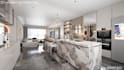 create a realistic 3d rendering walkthrough video clip