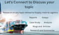 write on logistics and supply chain management