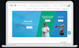 create front end responsive website react bootstrap html css js