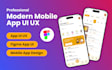 do professional mobile app UI UX design in figma