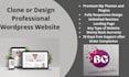 clone copy duplicate or design wordpress site by elementor