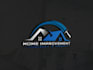 do home renovation, remodeling, roofing, handyman logo