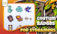 design custom animated twitch, kick, and discord emotes and subscriber badges