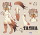 draw a furry reference sheet