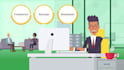 create premium 2d animation explainer, motion graphic video