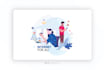 create custom children book and flat illustration