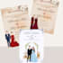 create elegant wedding invitation cards design, save the date card