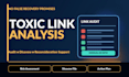 audit and disavow toxic backlinks for google penalty recovery