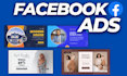 designs facebook ads, posts, covers, banners, and headers