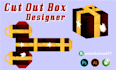 design modern cutout , gift, minimal and luxury product box