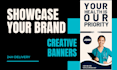 create attractive roll up banners to showcase your business