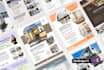 design clean real estate flyers, and canva templates