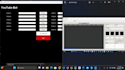 develop a desktop application using python custom tkinter with modern gui design