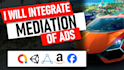 integrate admob ads, meta ads, unity ads, gdpr in game development