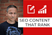 write SEO copy and website content as your website copywriter