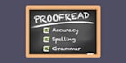 proofread and edit your text accordingly