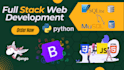 develop a web app using  python, django, bootstrap