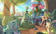 draw pokemon fan art and you as trainer