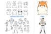 design 2d cartoon character