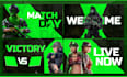 design esports gaming poster and banner design