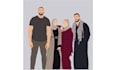 draw flat minimalist vector portrait