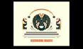 create mythical psychedelic retro vintage logo illustration