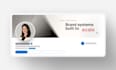 design a professional linkedin banner and complete visual brand