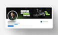 design a professional linkedin banner and complete visual brand