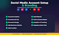 create and brand your social media accounts