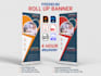 design an outstanding roll up banner in 4 hours