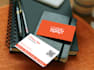 create a luxury professional business card with a qr code